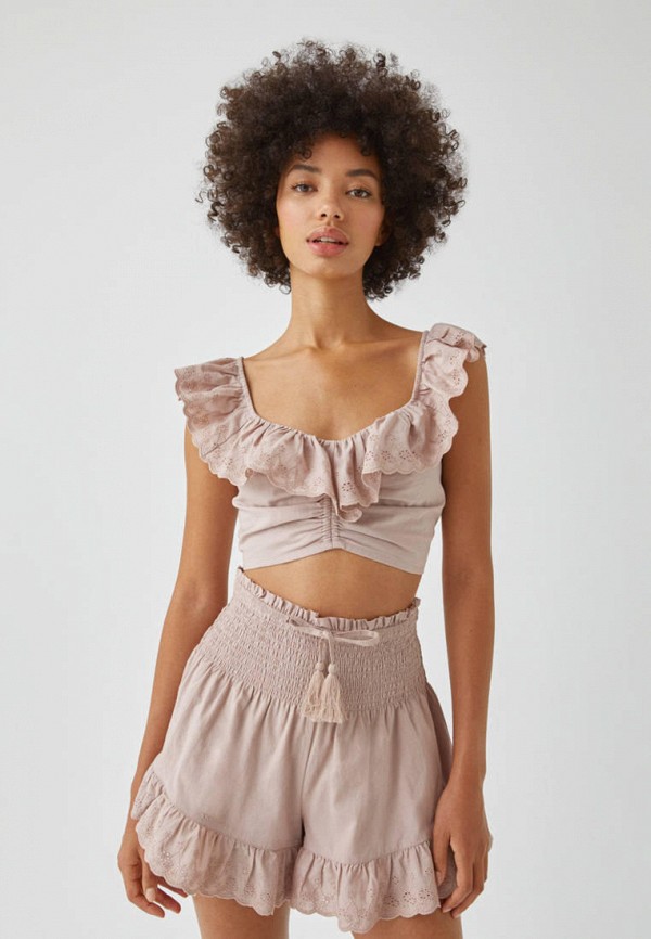 

Топ Pull&Bear, Бежевый
