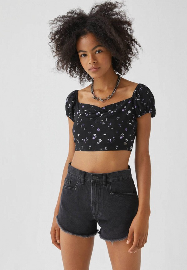 

Топ Pull&Bear, Черный, Join Life