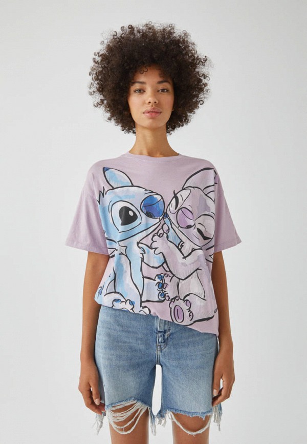

Футболка Pull&Bear, Розовый