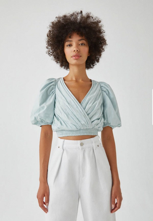 

Топ Pull&Bear, Голубой