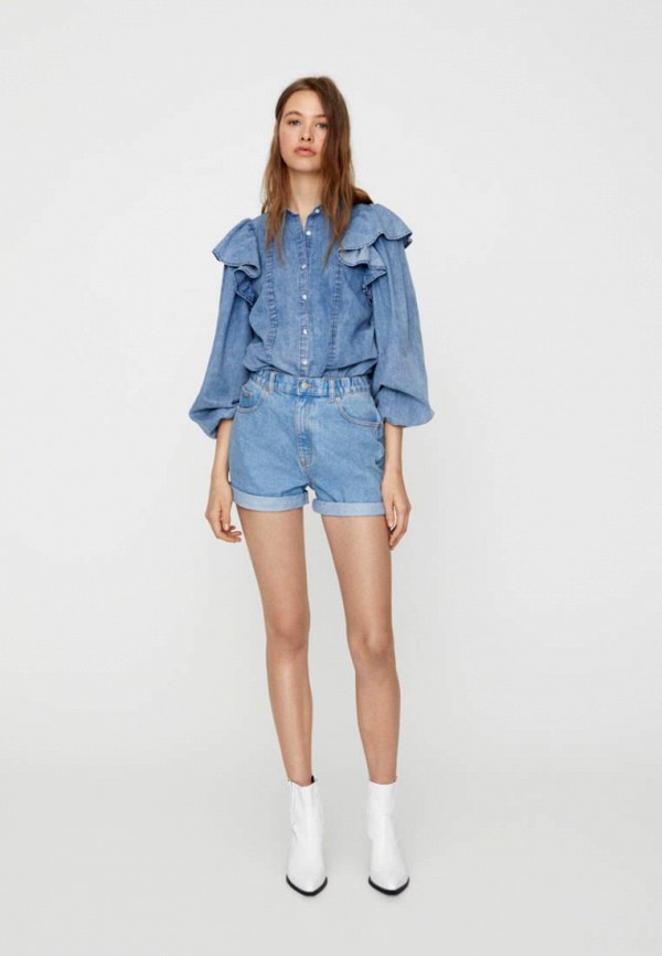 фото Шорты джинсовые pull&bear