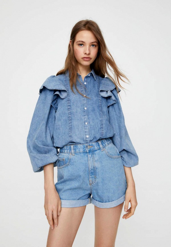 фото Шорты джинсовые pull&bear