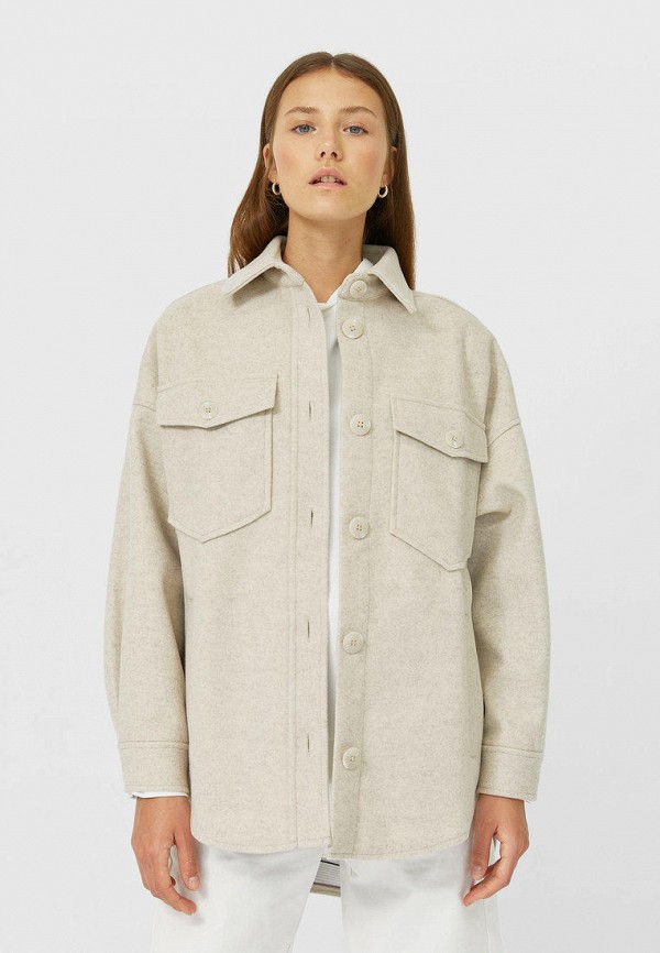 

Куртка Stradivarius, Бежевый