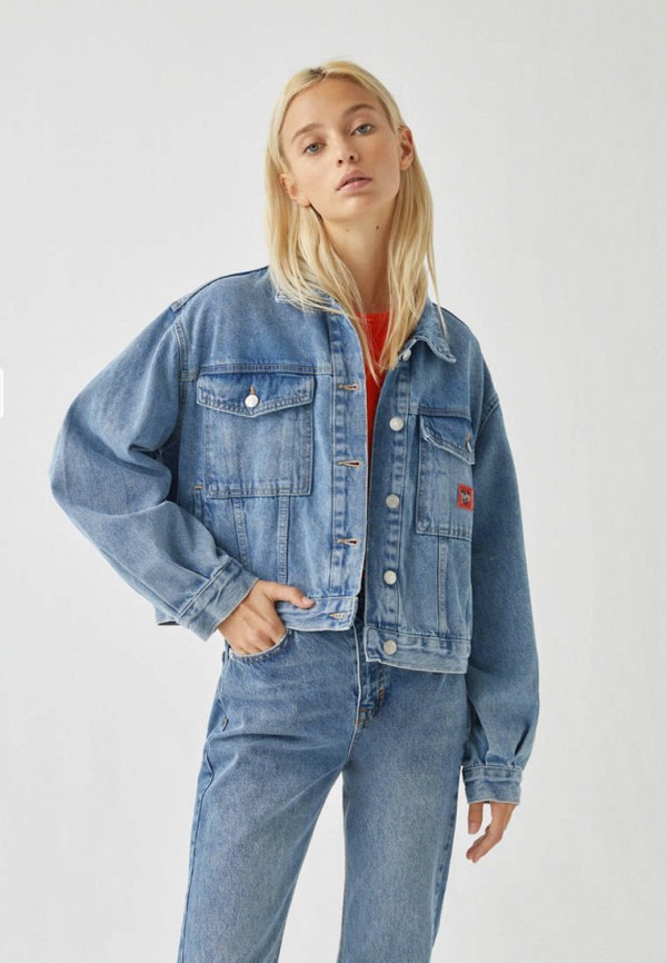 

Куртка джинсовая Pull&Bear, Синий, DISNEY