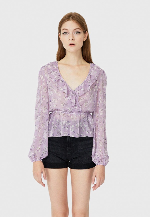 

Блуза Stradivarius, Фиолетовый