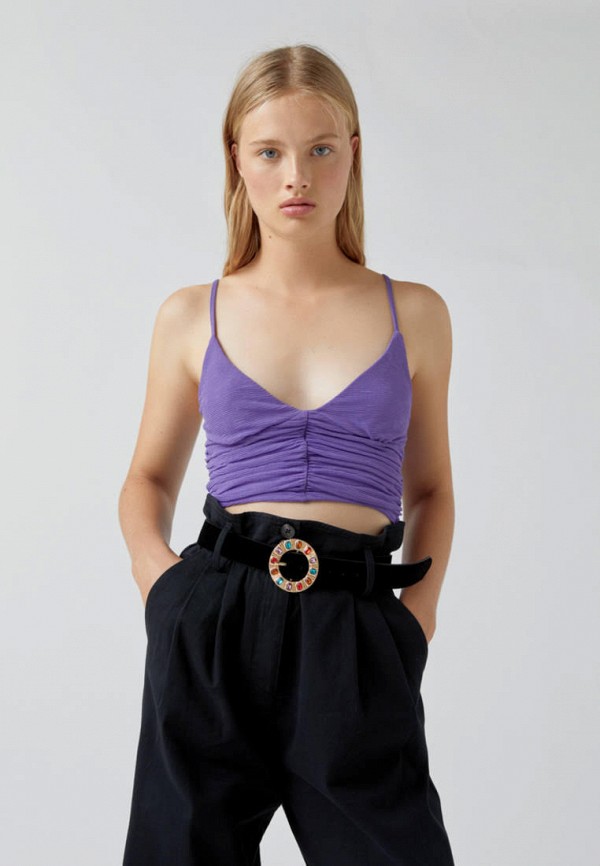 

Топ Pull&Bear, Фиолетовый