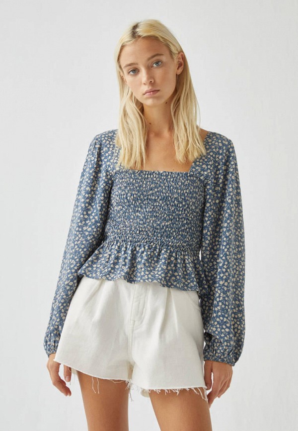 

Блуза Pull&Bear, Синий
