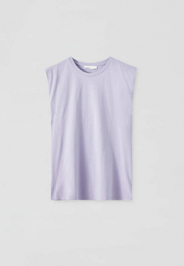 

Футболка Pull&Bear, Фиолетовый, Join Life