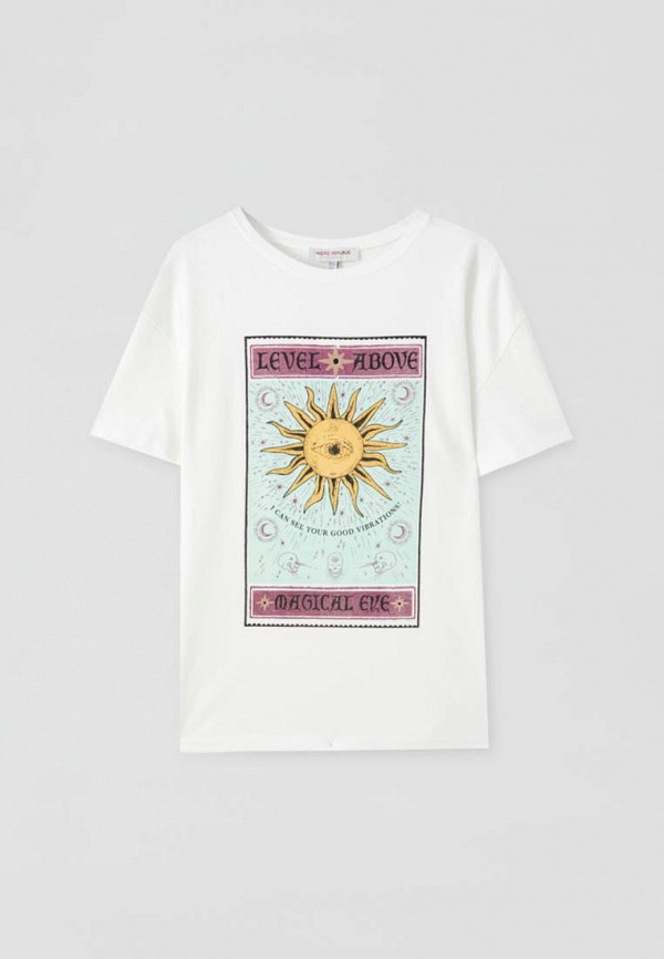 

Футболка Pull&Bear, Белый, Join Life