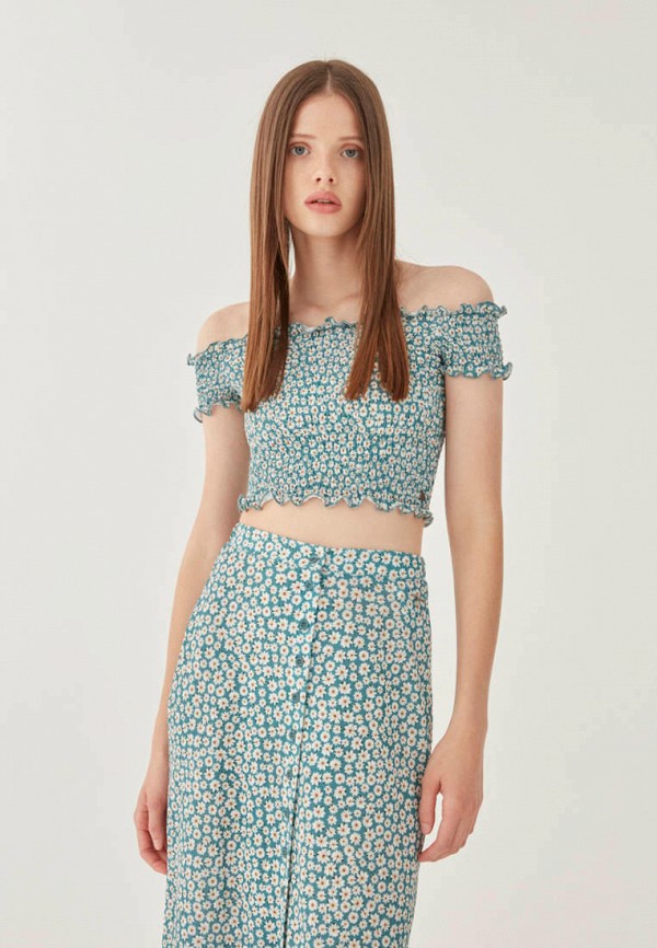 

Топ Pull&Bear, Синий