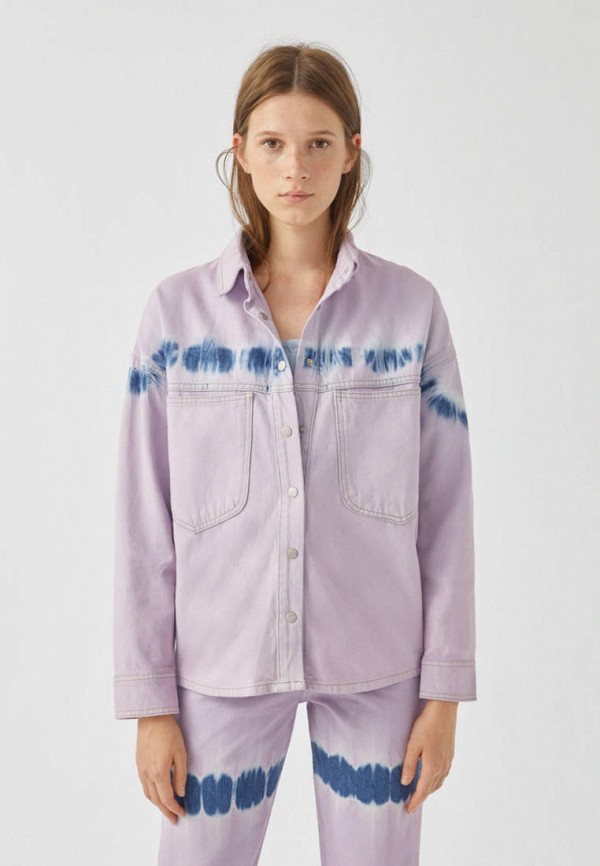 

Куртка джинсовая Pull&Bear, Фиолетовый