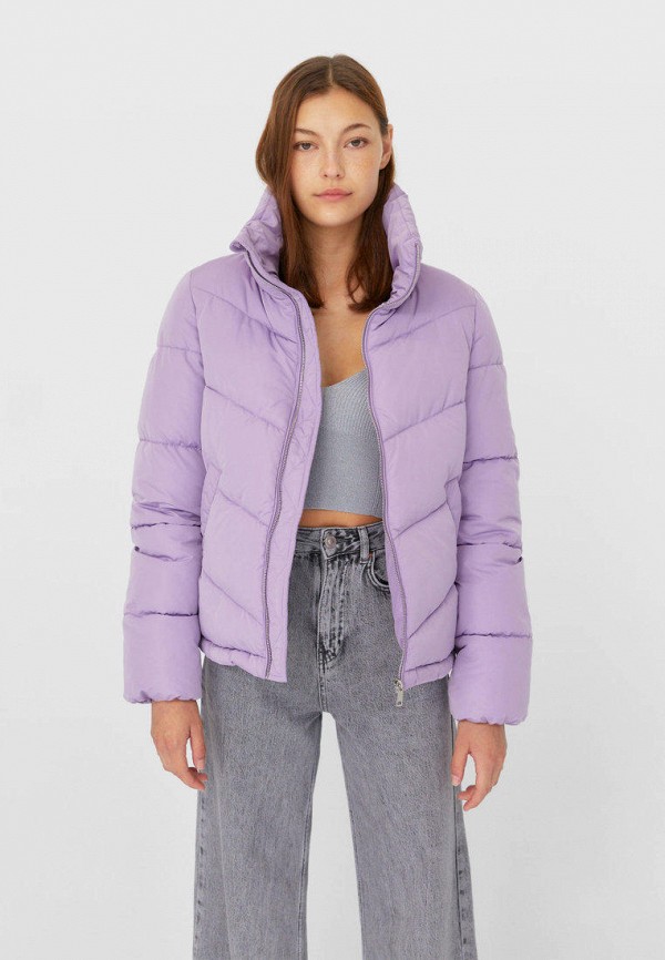 

Куртка утепленная Stradivarius, Фиолетовый