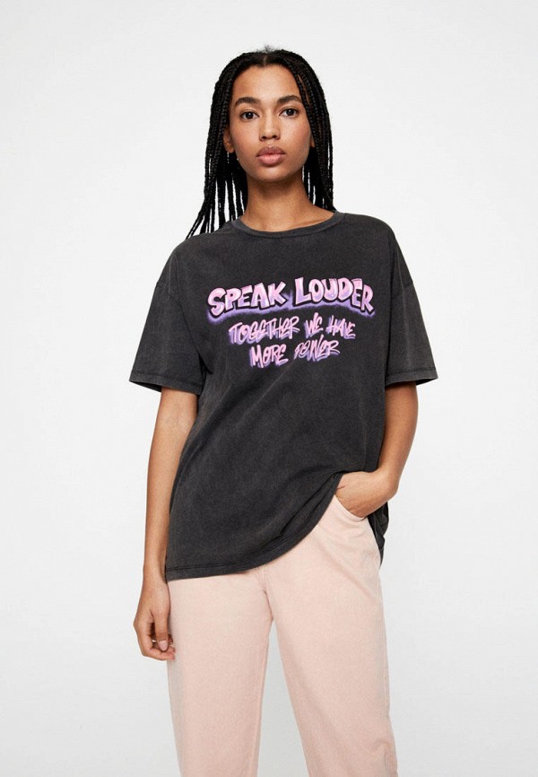 

Футболка Pull&Bear, Серый