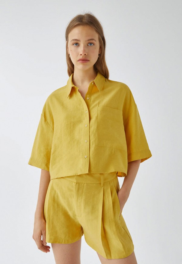 

Блуза Pull&Bear, Желтый, Join Life