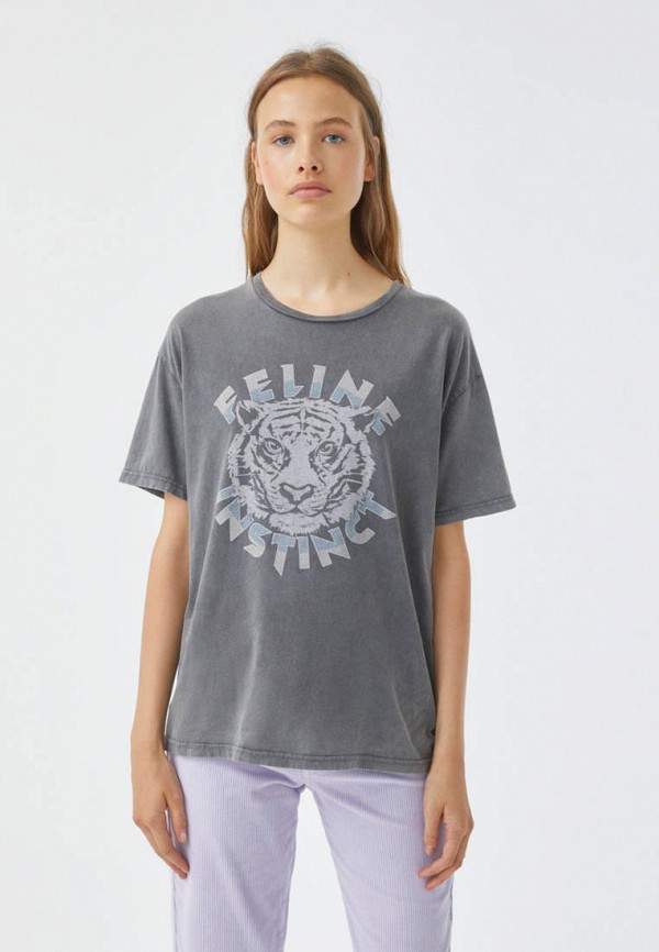 

Футболка Pull&Bear, Серый