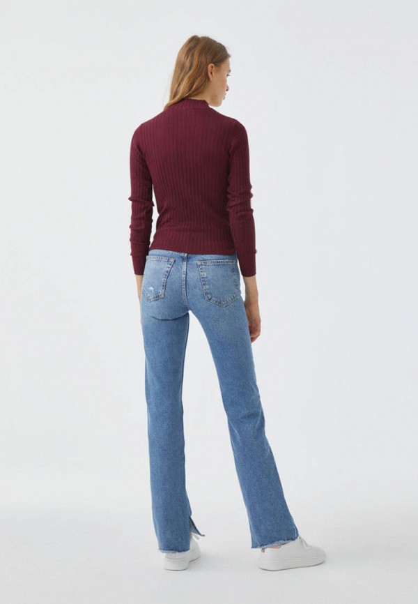 

Водолазка Pull&Bear, Бордовый, Join life