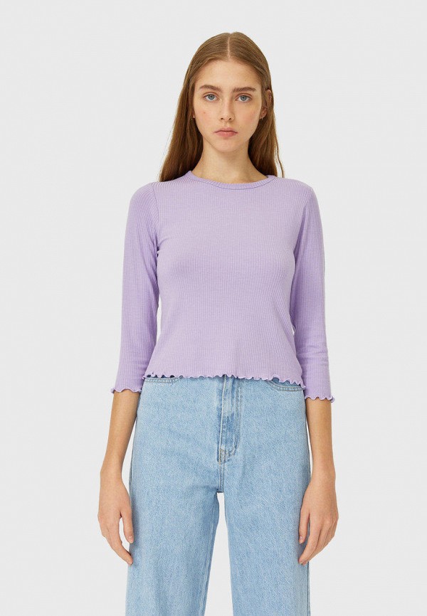 

Лонгслив Stradivarius, Фиолетовый