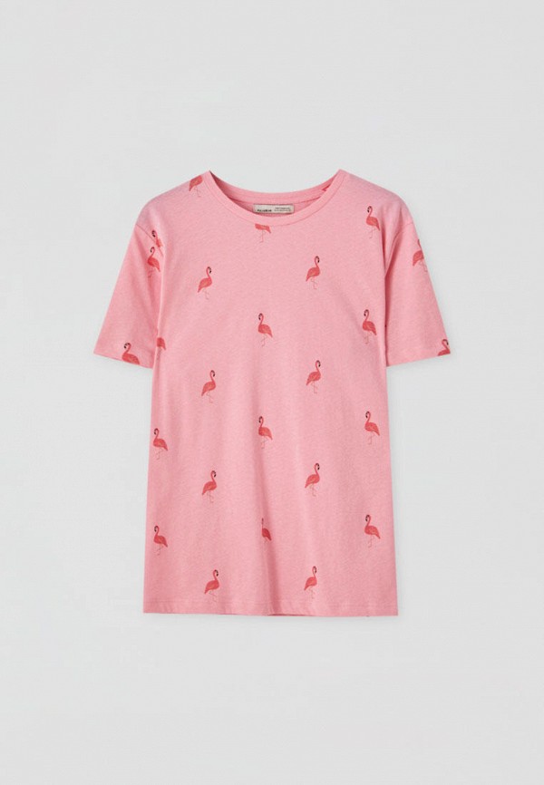 

Футболка Pull&Bear, Розовый