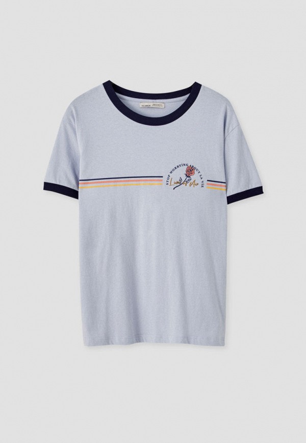 

Футболка Pull&Bear, Голубой