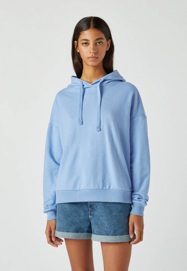 

Худи Pull&Bear, Голубой, Join Life