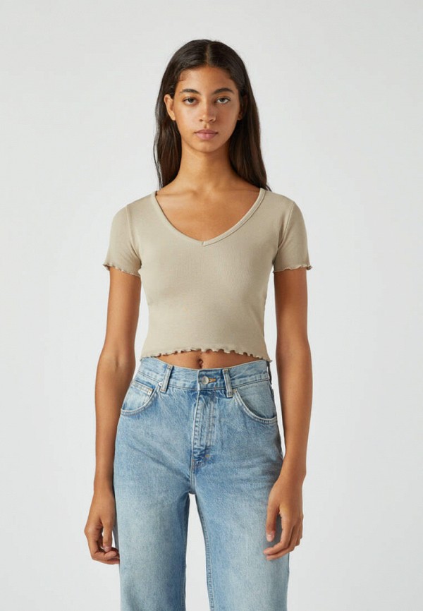 

Топ Pull&Bear, Бежевый
