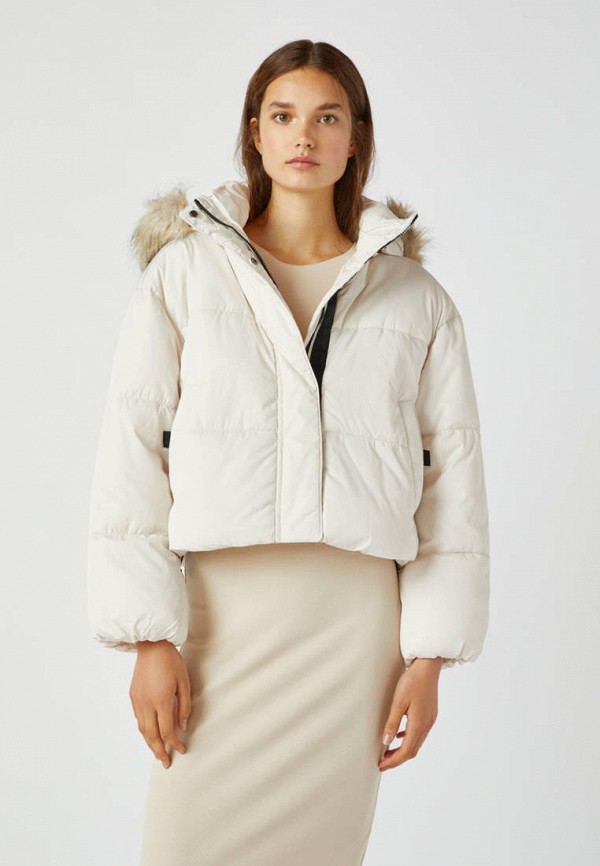 

Куртка утепленная Pull&Bear, Белый
