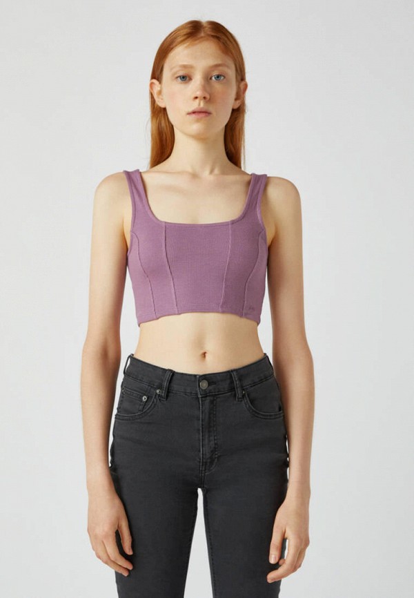 

Топ Pull&Bear, Фиолетовый