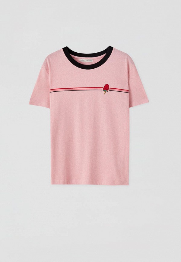 

Футболка Pull&Bear, Розовый