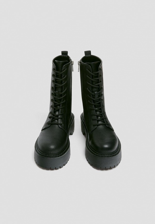Ботинки Pull&Bear цвет черный  Фото 4