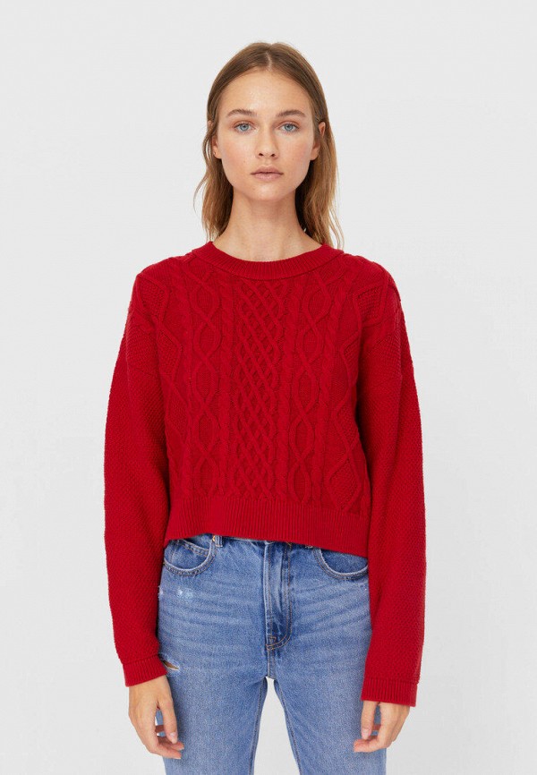 

Джемпер Stradivarius, Красный