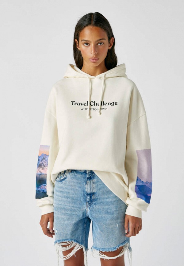 

Худи Pull&Bear, Белый