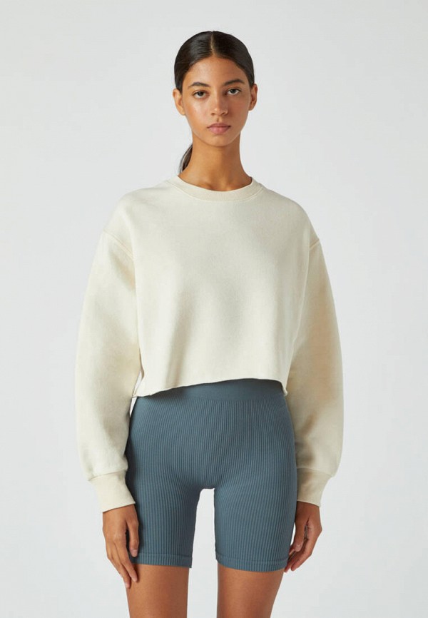 

Свитшот Pull&Bear, Бежевый, Join Life