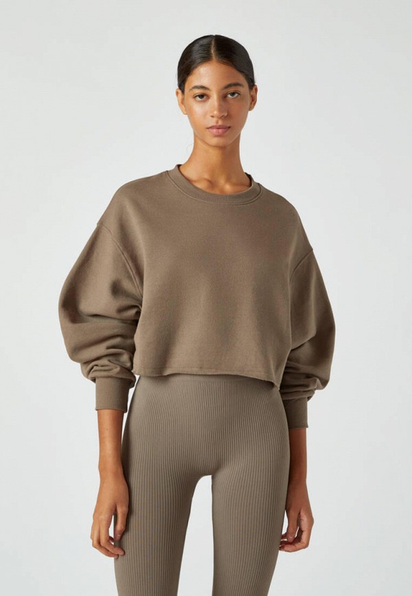 

Свитшот Pull&Bear, Коричневый, Join Life