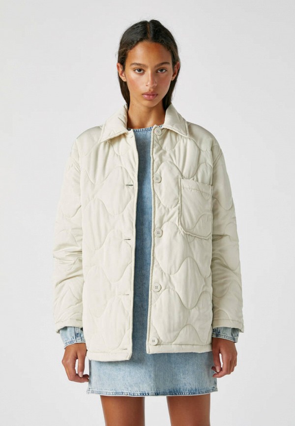 

Куртка утепленная Pull&Bear, Белый