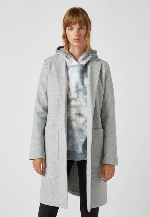 

Пальто Pull&Bear, Серый, Join Life