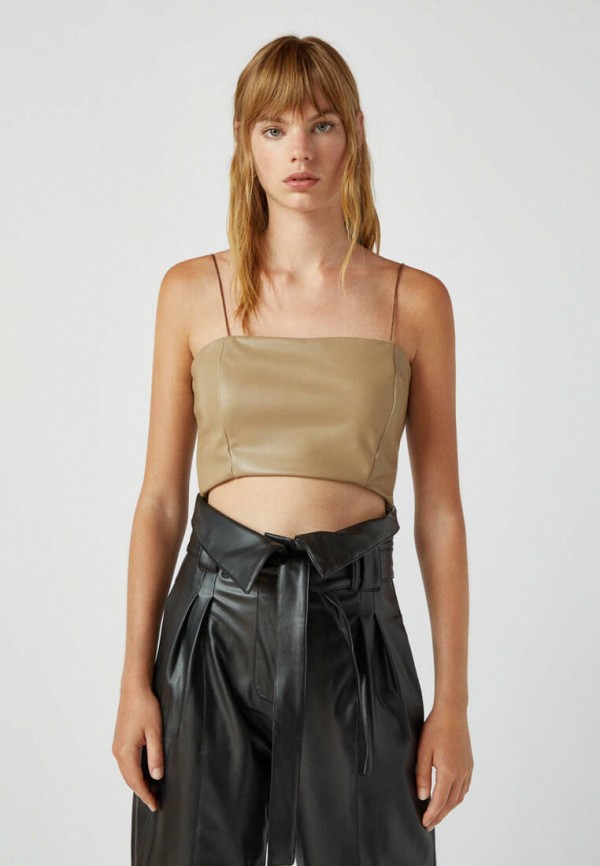 

Топ Pull&Bear, Коричневый