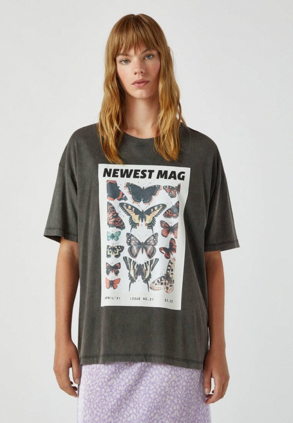 

Футболка Pull&Bear, Серый