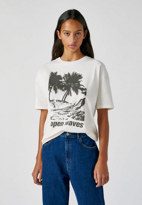

Футболка Pull&Bear, Белый