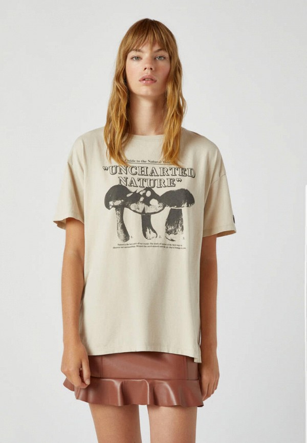

Футболка Pull&Bear, Бежевый