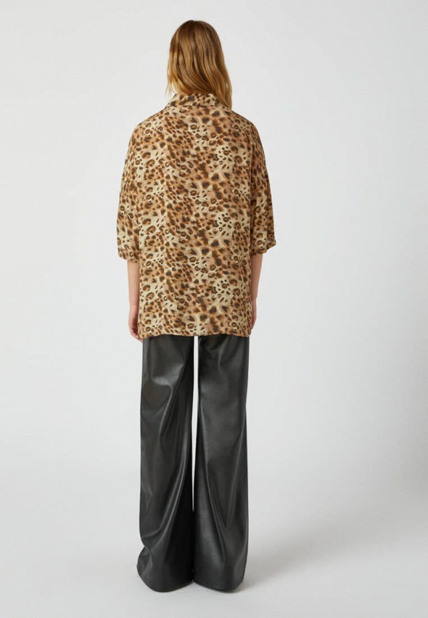 Блуза Pull&Bear цвет коричневый  Фото 3