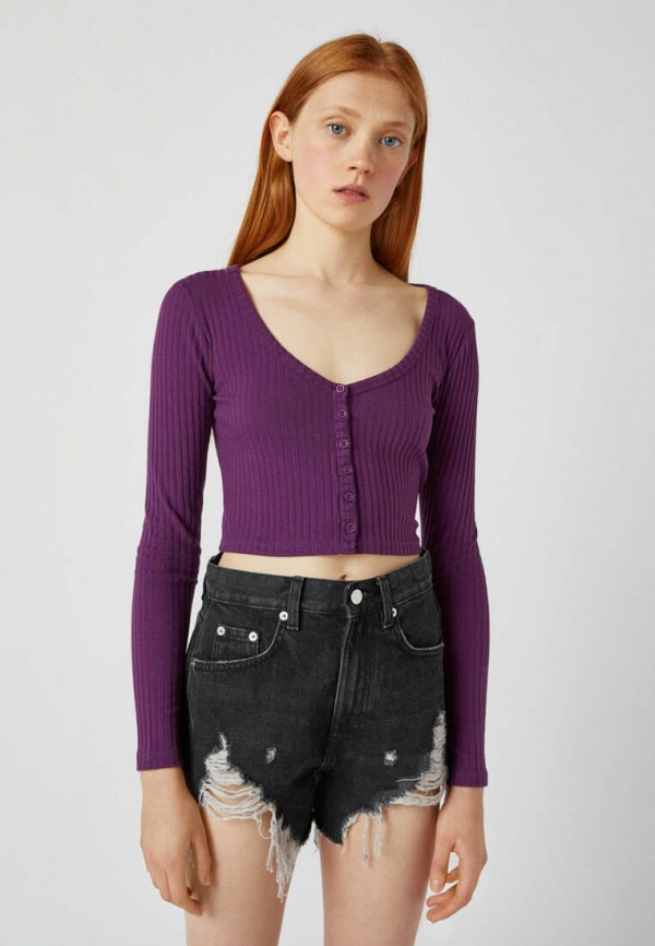 

Топ Pull&Bear, Фиолетовый