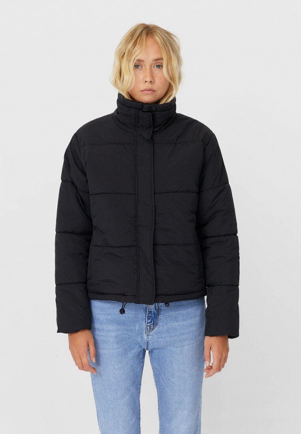 

Куртка утепленная Stradivarius, Черный