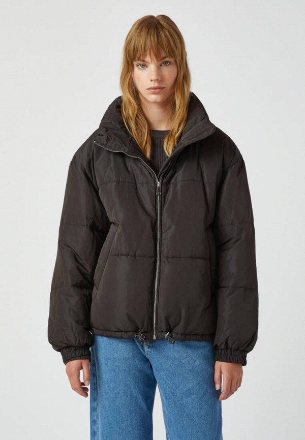 

Куртка утепленная Pull&Bear, Черный, Join Life