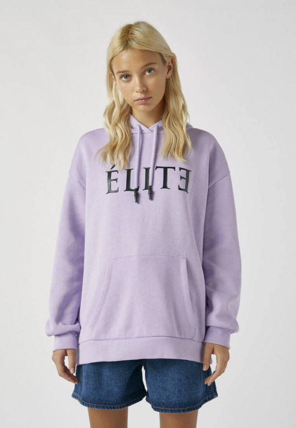 

Худи Pull&Bear, Фиолетовый, ELITE, Join Life