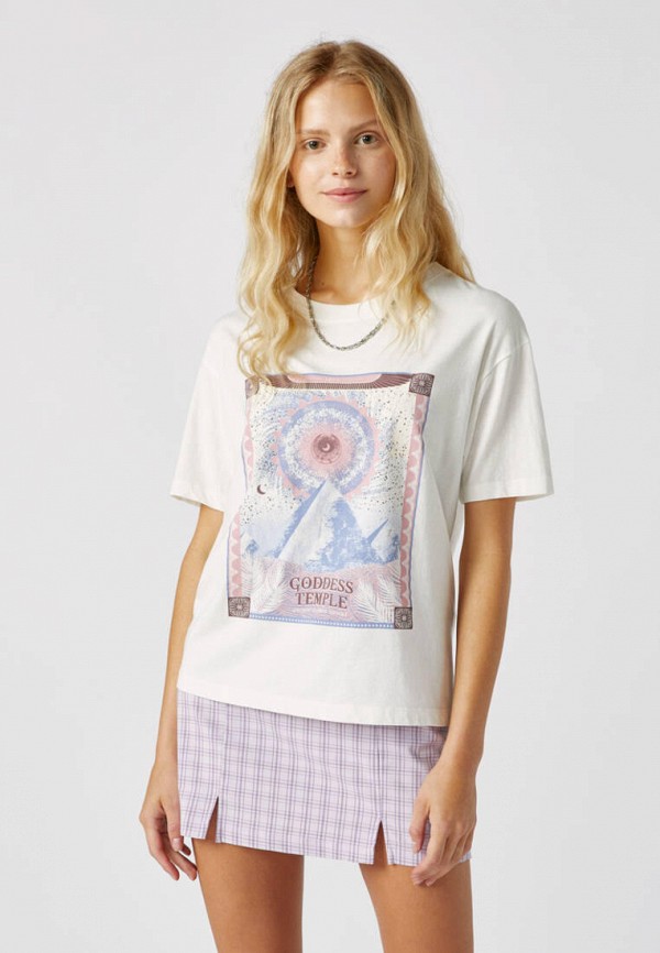 

Футболка Pull&Bear, Белый, Join Life