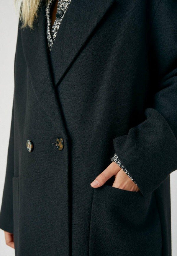 Пальто Pull&Bear цвет черный  Фото 3