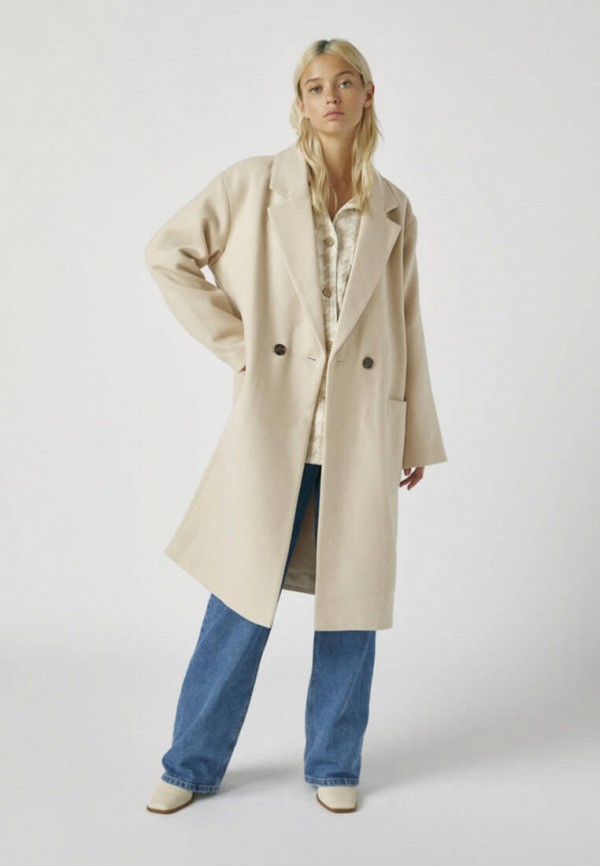 

Пальто Pull&Bear, Бежевый