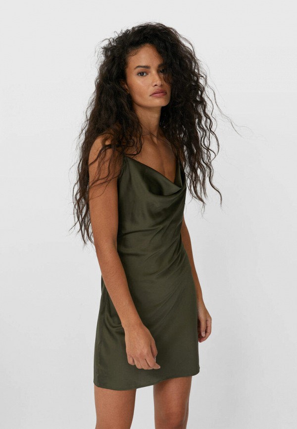 

Платье Stradivarius, Хаки