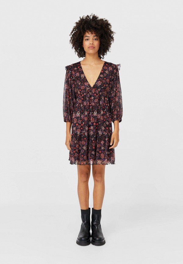 

Платье Stradivarius, Черный