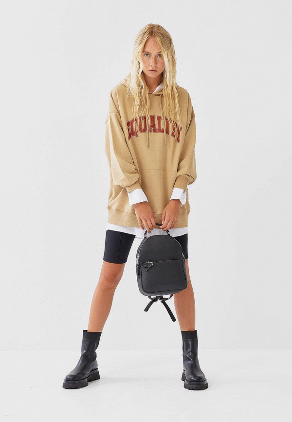

Худи Stradivarius, Бежевый
